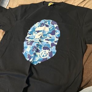 BNWT BLUE CAMO BAPE T SHIRT